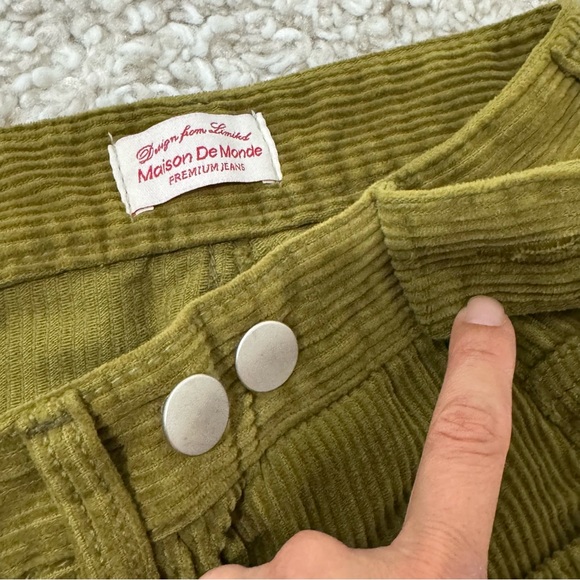 Vintage Olive Wide Leg Pants - Picture 9 of 10